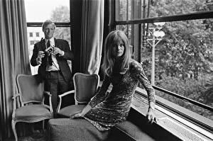 01107 Prints: Jean Shrimpton, model and actor, pictured during the press announcement of