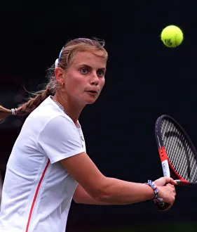 Jelena Dokic playing Mary Pierce at Wimbledon June 1999
