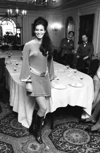 Jennifer Hosten, Miss Grenada, the day after being crowned the new Miss World