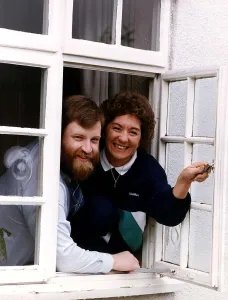 Jennifer Moss former Actress in Coronation Street with her husband Steve Ramsden