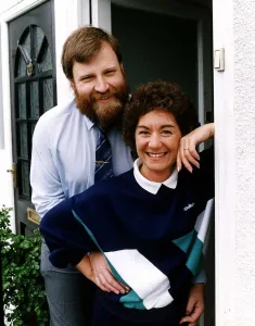 Jennifer Moss Ex Coronation Street Actress with her husband Steve Ramsden