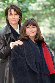 Jennifer Saunders and Dawn French aka comedy duo French and Saunders. 25th October 1993