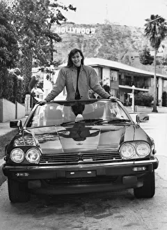 01482 Prints: Jenny Agutter, actress, in her Jaguar XIS - 28 / 04 / 1988