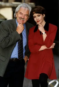 Jenny Hull TV Presenter of How Do They Do That?'with Desmond Lynam