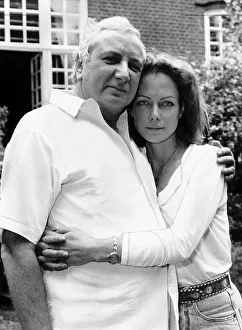 Screen Prints: Jenny Seagrove Actress with boyfriend film producer Michael Winner, July 1988