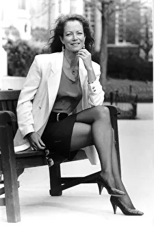 Jenny Seagrove Actress in Londons Savoy gardens to publicise the launch of the Video
