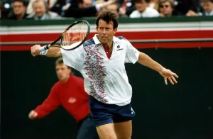 00199 Prints: Jeremy Bates Tennis player at the Stella Artois Tournament at Queens