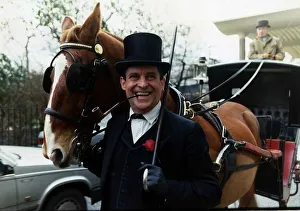 Horses Prints: Jeremy Brett actor as Sherlock Holmes at the Pipeman of the Year Awards
