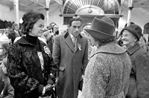 Jeremy Thorpe leader of the liberal party holds a press conference before embarking