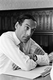 01141 Collection: Jeremy Thorpe pictured in his constituency office in Barnstaple. 12th September 1973