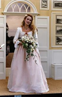 Jerry Hall Supermodel Actress Dressed As Lady Hardwicke At The Chelsea Flower Show