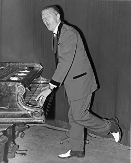Jerry Lee Lewis, pictured in rehearsal at a London cinema in December 1964