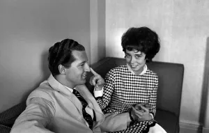 Jerry Lee Lewis Rock and Roll singer May 1962 with his wife Myra in London