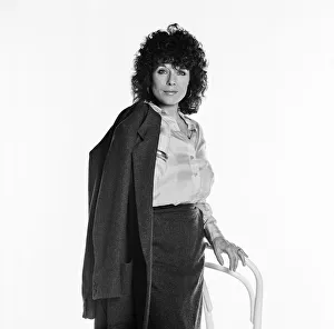 Jill Gascoine, actress and star of the television detective series The Gentle Touch and C