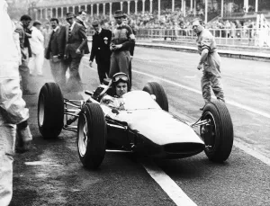 00000 Prints: Jim Clark in Lotus 23 racing car at Brands hatch 1963 vfr1