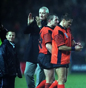 00005 Prints: Jim Telfer Gary Armstrong and Alan Tait October 1999 take their final bow after