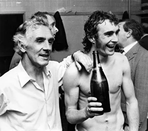 Relegation Prints: Jimmy Andrews after his goal secured Citys 2nd Division status following