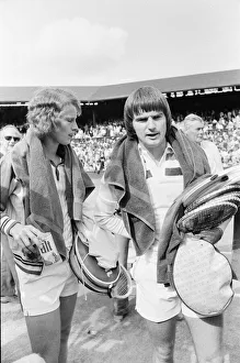 Mens Prints: Jimmy Connors v John McEnroe, Wimbledon Mens Semi Final, Thursday 30th June 1977