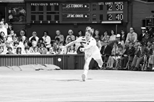 Jimmy Connors v John McEnroe, Wimbledon Mens Semi Final, Thursday 30th June 1977