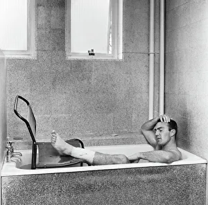 World Cup Prints: Jimmy Greaves Football Player July 1966 World Cup 1966 Jimmy relaxes in a