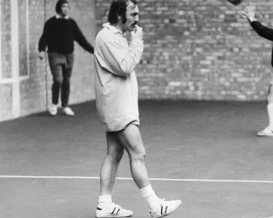 Jimmy Greaves getting fit for Tottenham Hotspurs v Feyenoord benefit match at White Hart