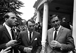 Jimmy Greaves along with members of the England World Cup team meet Sean Connery during a
