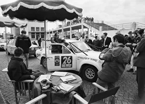 Motorcar Prints: Jimmy Greaves seen here at Lisbon docks in The Daily Mirror World Cup Rally