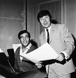 Jimmy Tarbuck Comedian & Presenter with Frankie Vaughan Singer