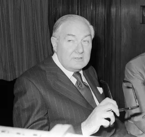 Jimmy Young Radio presenter and DJ May 1979 interviewing Prime Minister James