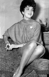 Core200 Prints: Joan Collins actress flew into London from Montego Bay to spend a few days with her