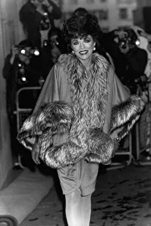 Joan Collins Actress in London arriving at a Woman of Achievments Award Ceremony