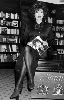 Joan Collins Actress Signing Her New Book My Secrets'At A West End Book Shop