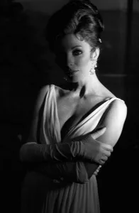 Joan Collins November 1970 Actress on set of film Quest at Pinewood Studios