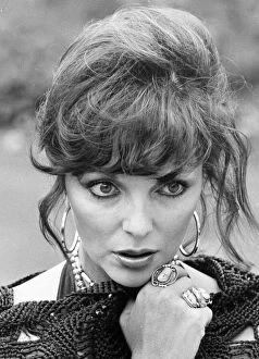 Images Dated 1st July 1973: Joan Collins at press conference - July 1973