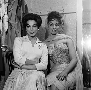 Dressing Room Prints: Joan Collins, who Hollywood has described as the most beautiful girl in the world