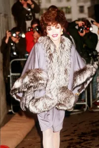 Elegance Prints: Joan Collins at the Women of Achievements Award Ceremony in London March 1989