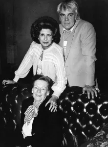 Joan Cooper actress at the Devon Park Theatre on the Seafront Eastbourne with Pat Phoenix