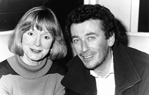Joanna David actress and Robert Powell actor star in the television series