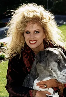 Joanna Lumley Actress at a photocall for the television programme Class Act with John