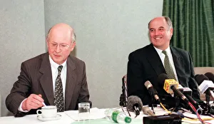 Jock Brown & Fergus McCann at press conference May 1998