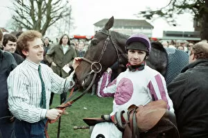 Images Dated 6th February 1989: Jockey Peter Scudamore. 6th February 1989