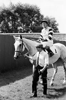 00533 Collection: Jockey Terry Biddlecombe at Newton Abbot racecourse. 28th August 1969
