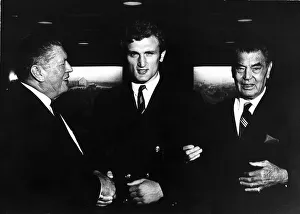 Joe Bugner boxer with Gene Tunny and Jack Dempsey Jul 1970 former heavyweight