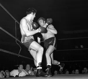 Joe Bugner Heavyweight Boxer January 1971 fighting Carl Gizzi at Royal Albert Hall