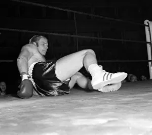 Joe Bugner Heavyweight Boxer October 1972 fighting Jurgen Blin at Royal Albert