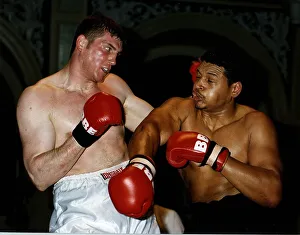 Joe Bugner Junior fighting at Battersea Town Hall Boxing Dbase