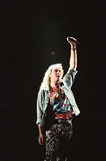 Musicians Prints: Joe Elliott of Def Leppard performing live at the NEC Birmingham. 29th June 1992