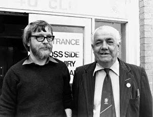 Two Men Only Prints: Joe Horrocks (l) of the Labour Party and Fred Gartside (r) Chairman at Moss Side Inquiry