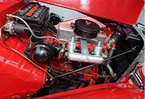Petrol Prints: JOE ODONNELL HIS VINTAGE MG7 December 1998 Engine compartment
