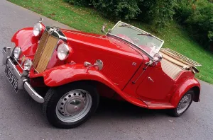 Convertible Prints: JOE ODONNELL HIS VINTAGE MG7 December 1998 Red paintwork